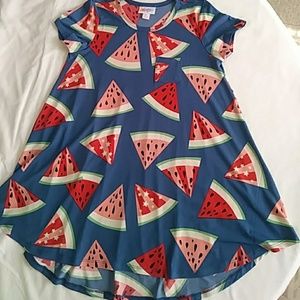 LuLaRoe t-shirt swing dress size 6